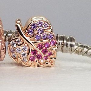 Pandora Rose Gold Pink Sparkling Pave 